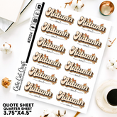 Fall Quote Sheet 2